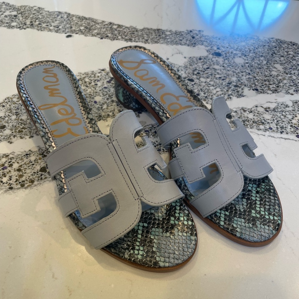 Sam Edelman Gray Slide Sandals
